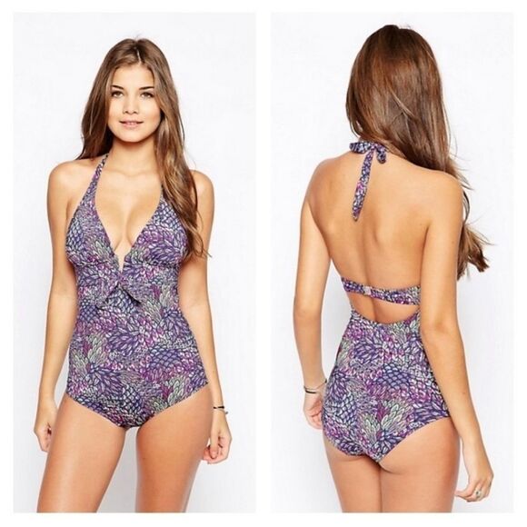 Maríe Meili | Halter Neck Neptune Swimsuit | XS - Picture 1 of 8